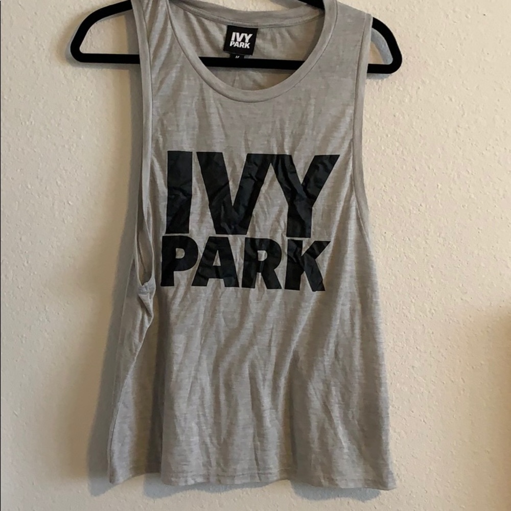 Grey ivy park muscle tank